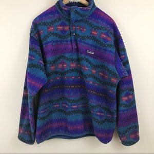 Vintage Patagonia Tribal Print Pullover 